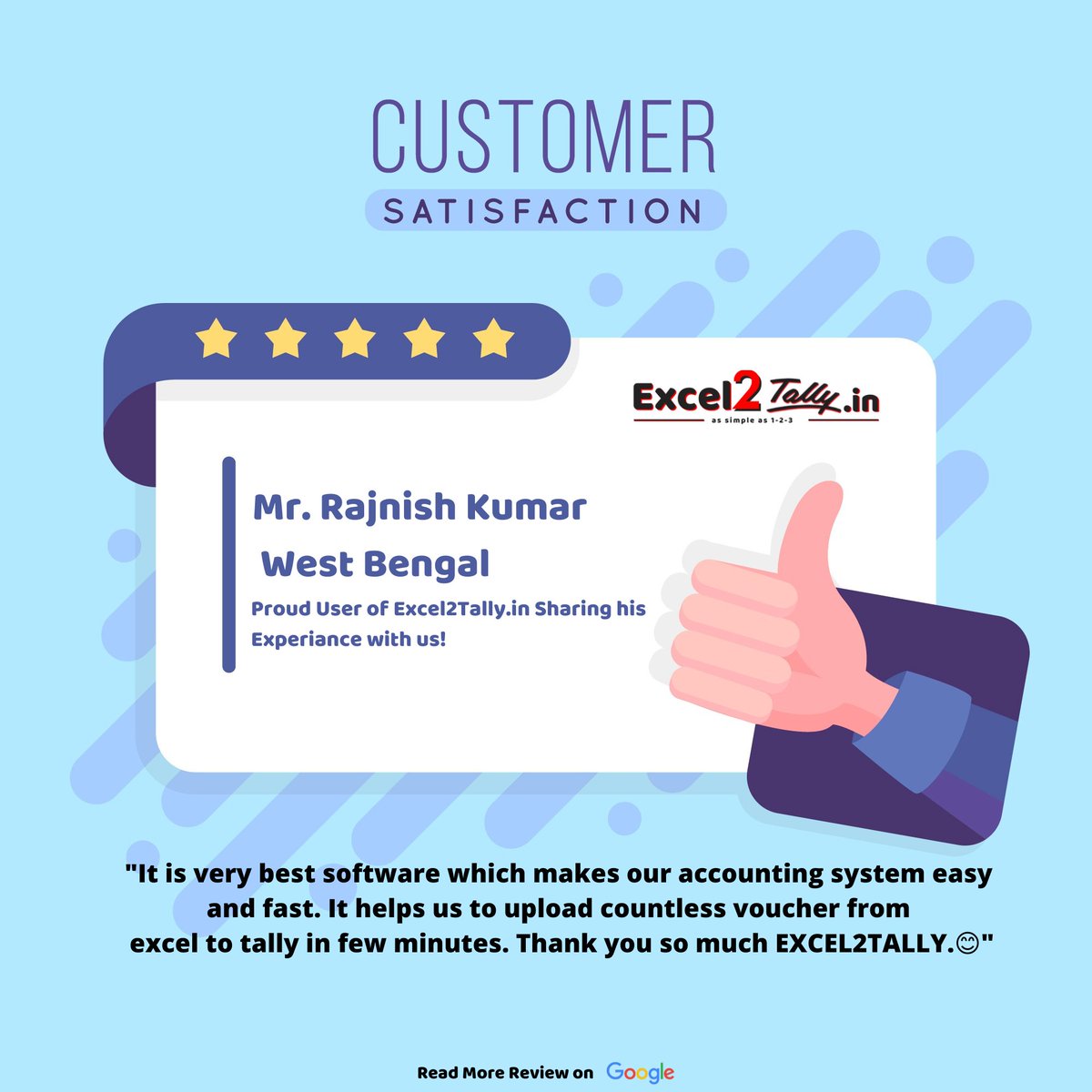 Jobs4Tallycom's tweet image. Real Users, Real Experiences

Check more reviews here- bit.ly/2QA9gN2

Solutions Sahi, Milega Yahi!

Let&apos;s Get Started...

#Excel2Tally #ATOMGroup #review #exceltotally #tally #tallyprime