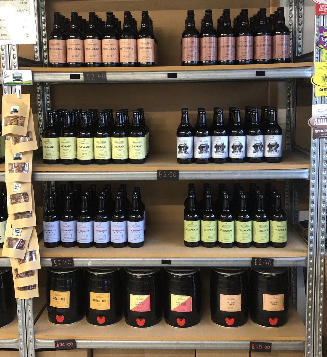 Good morning friends and happy weekend! Today’s range of delicious bottles and mini casks, as well as hop gin and tasty nuts for your weekend snacking! Open 10-3 with our covid secure 1 in 1 out policy! <a href="/NYshireEmporium/">NewYorkshireEmporium</a> <a href="/JacqsonGin/">Jacqson</a>