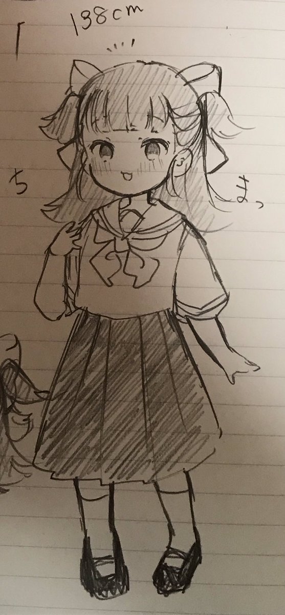 めちゃ可愛い子描けた! 
