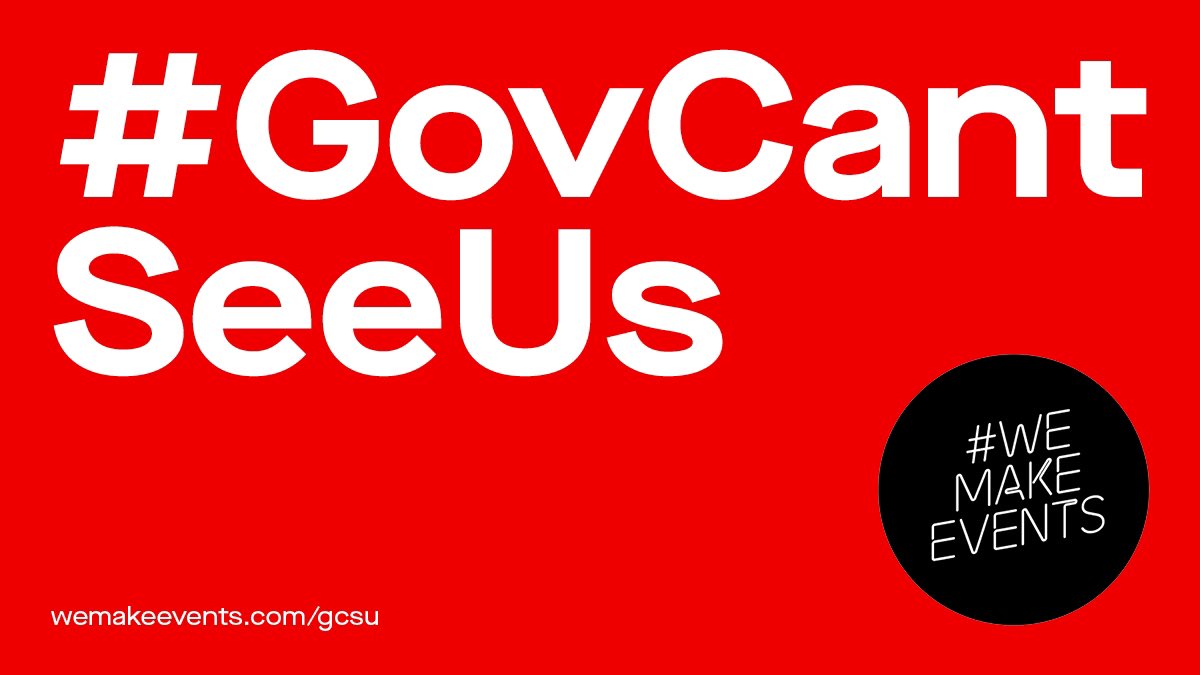 Sonalyst's tweet image. #WeMakeEvents #GovCantSeeUs