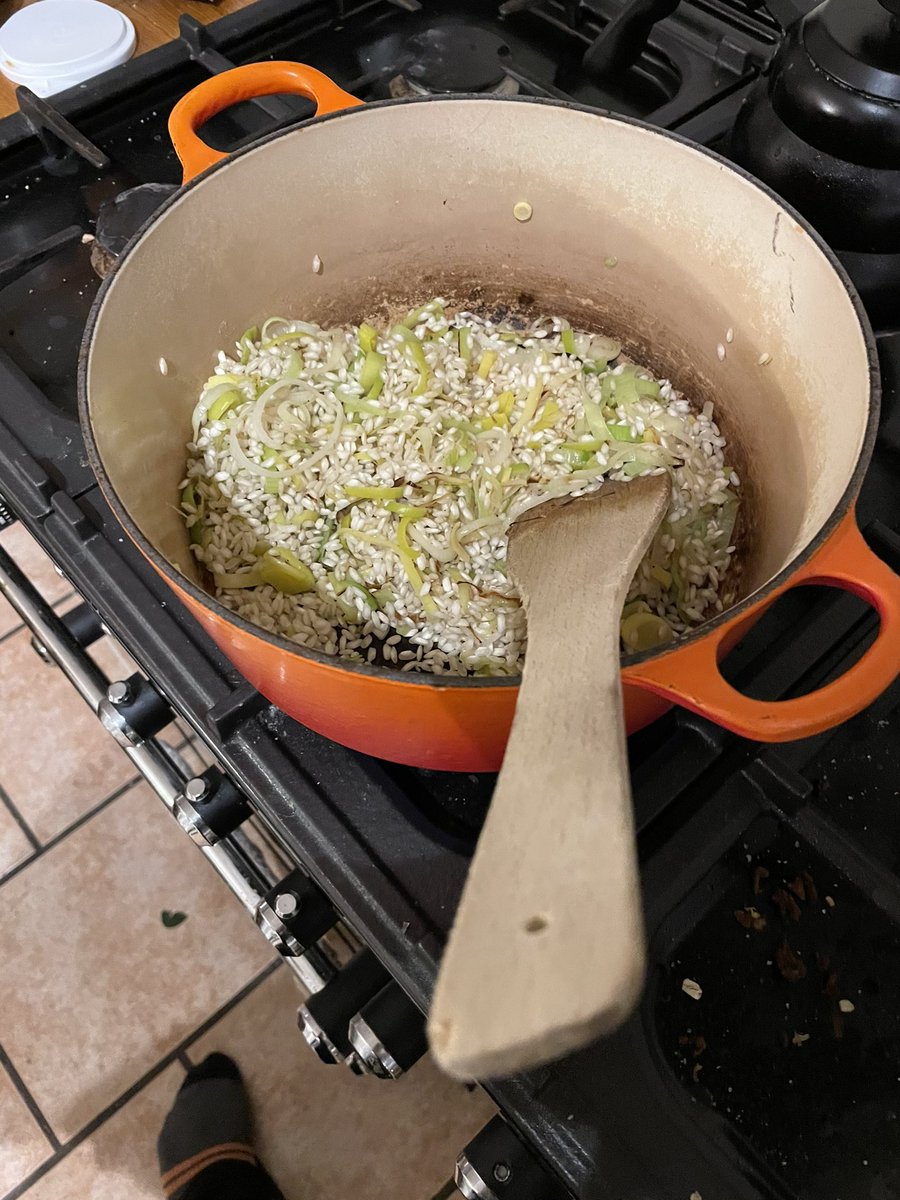 Saint_UK's tweet photo. @ThatFoodPodcast made the risotto last night whilst listening to the podcast about making risotto! #inceptionmoment No crackpots here though ;-) https://t.co/jlGBp4gUvD