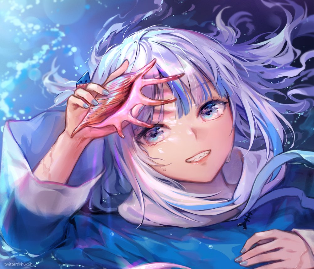 がうるぐら 「#gawrgura #gawrt  」|白霊子🍃紫晶星宇のイラスト