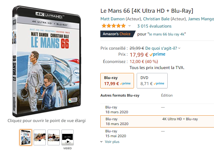 AuRupteur's tweet photo. 🍿 Tweet #BonPlan avec :
🏁 Le Mans 66 en 4K à 17,99 € : https://t.co/lWelz7m0Zn
🚀 Fast and Baboulinet, 8 Blu-Ray à 24,91 € : https://t.co/XYi4bEjWia

Toutes les offres #PopcornWeek : https://t.co/w0OTEY2zTP
[NB : liens affiliés sans surcoût] https://t.co/Yq0jjKiHnz