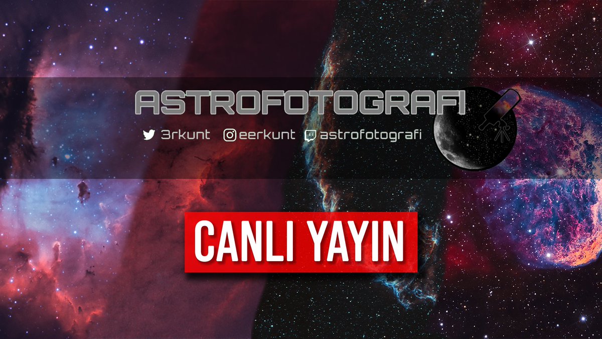 Bu Cuma (19/02) TSI 21:00 de yine bir eglenceli Astrofotografi yayinda, Astronominin Gandalfi 🧙‍♂️, bir cok kisiye gokbilimini sevdiren sahane insan Prof. Dr. <a href="/EthemDerman/">Ethem Derman</a>  ile karsinizda olacagiz. 

Kacirirsaniz, cok uzulursunuz 🥰

twitch.tv/astrofotografi
youtu.be/R4RzEmG2KaI