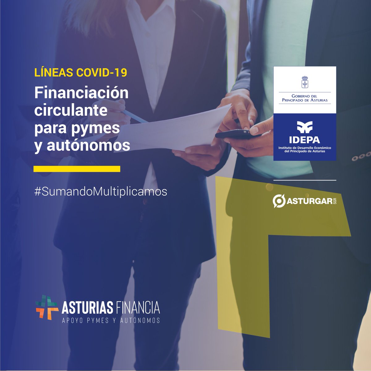 Asturgar's tweet photo. 📰 #ASTURGAR2021 #ConAvalSi
✒ #CrecemosJuntos, apoyando a 121 empresas y 758 trabajadores con necesidades derivadas del parón de actividad provocado por la crisis de la Covid-19.
Las #LíneasCOVID19⚡️continúan activas en 2021 👇🏼
https://t.co/rz0hunhOiK
#AsturiasFinancia https://t.co/27ZmuoT888