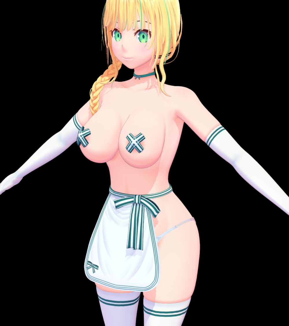 本日の進捗
・誘いのエレノアさんハイポリ版作成
・テクスチャを販売用PSDに整理中
今日はただの健全なエレノアさんの画像です
今回最初からモデル3種類になってるから追加衣装どうしようと考えてますが、この衣装よりえっちに出来る自信がない
水着で良いのか悩む～😇 