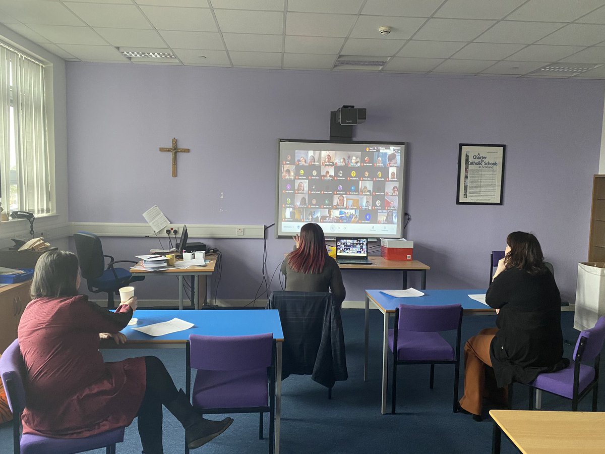 P7 to SASB (@sasbtransition) on Twitter photo Mrs Mullen, Mr Slowey, Mrs McCormick and Miss Findlay were delighted to begin day 3 of the Virtual <a href="/SASBtransition/">P7 to SASB</a>. This morning we visited the <a href="/stkennethsek/">St Kenneth's Primary School and Nursery Class</a> P7 classes taught by Mrs Fullerton, Miss Miles and Mrs Phiri. Mrs Mullen, Mr Slowey, Mrs McCormick and Miss Findlay were delighted to begin day 3 of the Virtual <a href="/SASBtransition/">P7 to SASB</a>. This morning we visited the <a href="/stkennethsek/">St Kenneth's Primary School and Nursery Class</a> P7 classes taught by Mrs Fullerton, Miss Miles and Mrs Phiri.