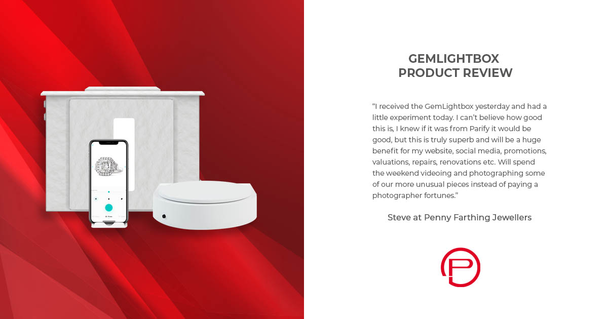 Parifylighting's tweet photo. See what Steve from Penny Farthing Jewellers had to say about the GemLightbox!! 👇

Visit our website to find out more https://t.co/KJMsGl65VX

#GemLightbox #Parify #Lighting #Jewellers #Photography #productreview https://t.co/GZvpAOv55I