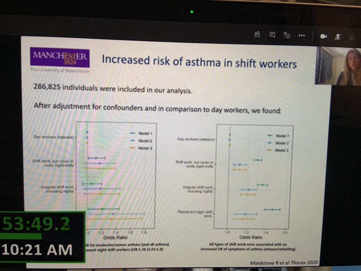 david ray (@davidra17581122) on Twitter photo Shift work raises the risk of asthma and made worse with morning chronotype... public health issue!! <a href="/BTSrespiratory/">British Thoracic Society (BTS)</a> <a href="/h_durrington/">Durrington Lab</a> <a href="/jbhclock/">John Hogenesch</a> @robertmaidstone @MagnusRattray Shift work raises the risk of asthma and made worse with morning chronotype... public health issue!! <a href="/BTSrespiratory/">British Thoracic Society (BTS)</a> <a href="/h_durrington/">Durrington Lab</a> <a href="/jbhclock/">John Hogenesch</a> @robertmaidstone @MagnusRattray