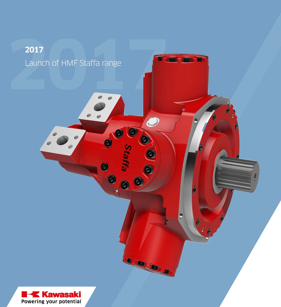 #flashbackfriday

Today we're looking back at 2017 when we launched our Staffa HMF Series!

The HMF 3 Speed Motor offers three displacements, providing consistent, controlled acceleration.

kawasakihydraulics.com
#staffa #hydraulics #kawasaki #manufacturing #quality  #HMF