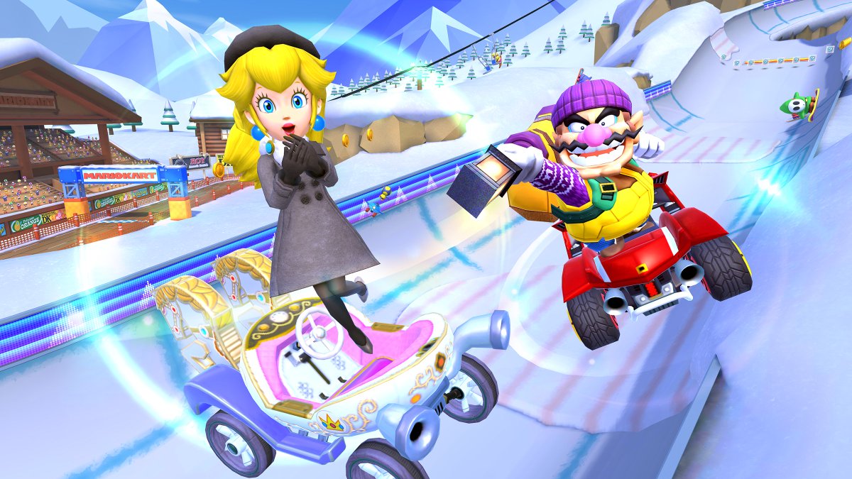 マリオカート ツアー 次回ツアー予告 ピーチvsデイジーツアー も佳境に 次回は新コース Wii Dkスノーボードクロス が舞台 2 24からは スノーツアー がスタート マリオカートツアー