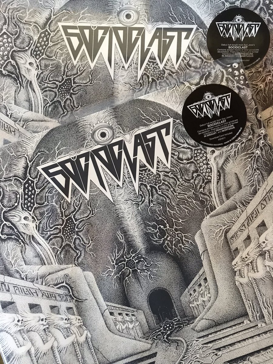 CatabasisRecord's tweet photo. Nuevo material disponible en la distri de la web.
Socioclast - "Socioclast" LP.
Debut full-length LP from San Jose's Socioclast. Contains sixteen tracks of total Grindcore devastation. Features current and former members of #Deadpressure, In Disgust and #Mortuous.
#grindcore https://t.co/j3A4mK8kTo