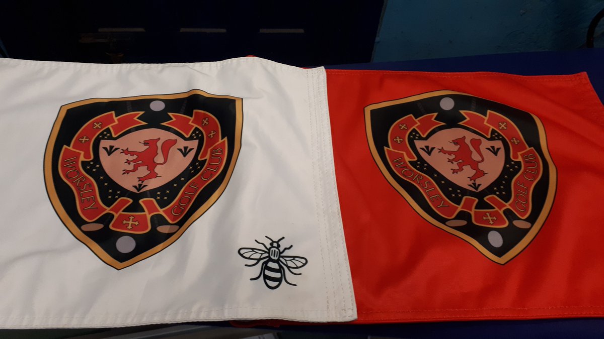 Another set of Pin Flags rejuvenated ready for Spring. <a href="/TimEBJohnson/">Tim Johnson</a> <a href="/oldworsleygolf/">Worsley Golf Club</a> 
farrallcleaners.co.uk