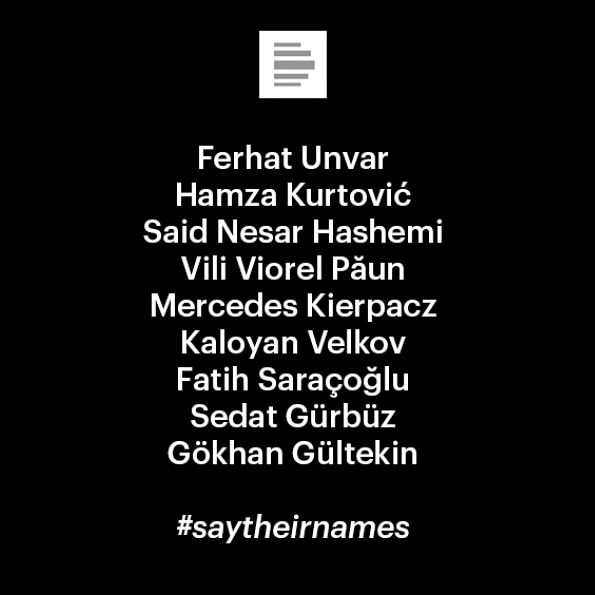 Wer Menschen, die in ihrer Heimat getötet wurden, als Fremde bezeichnet, übernimmt die Definition des Täters. Wir sollten langsam aufhören, uns die Welt von Terroristen erklären zu lassen. 

#Hanau #SayTheirNames