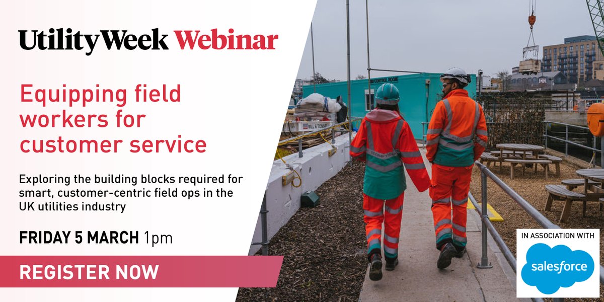 janefagray's tweet photo. Everything set now for @UtilityWeek 's next webinar on customer-centric field ops for #utilities. Thanks to speakers from @unitedutilities @wpduk @CadentGasLtd &amp; @salesforce for coming on board. Join them and me on 5 March at 1pm: https://t.co/QWAUqai6jl https://t.co/XxbJvlO0X5