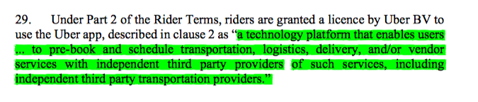 9/ The legal fiction is continued in 'Rider Terms' which passengers click to accept before using the App (hands up anyone who read a single word of the Rider Terms rather than just robotically clicking accept!)