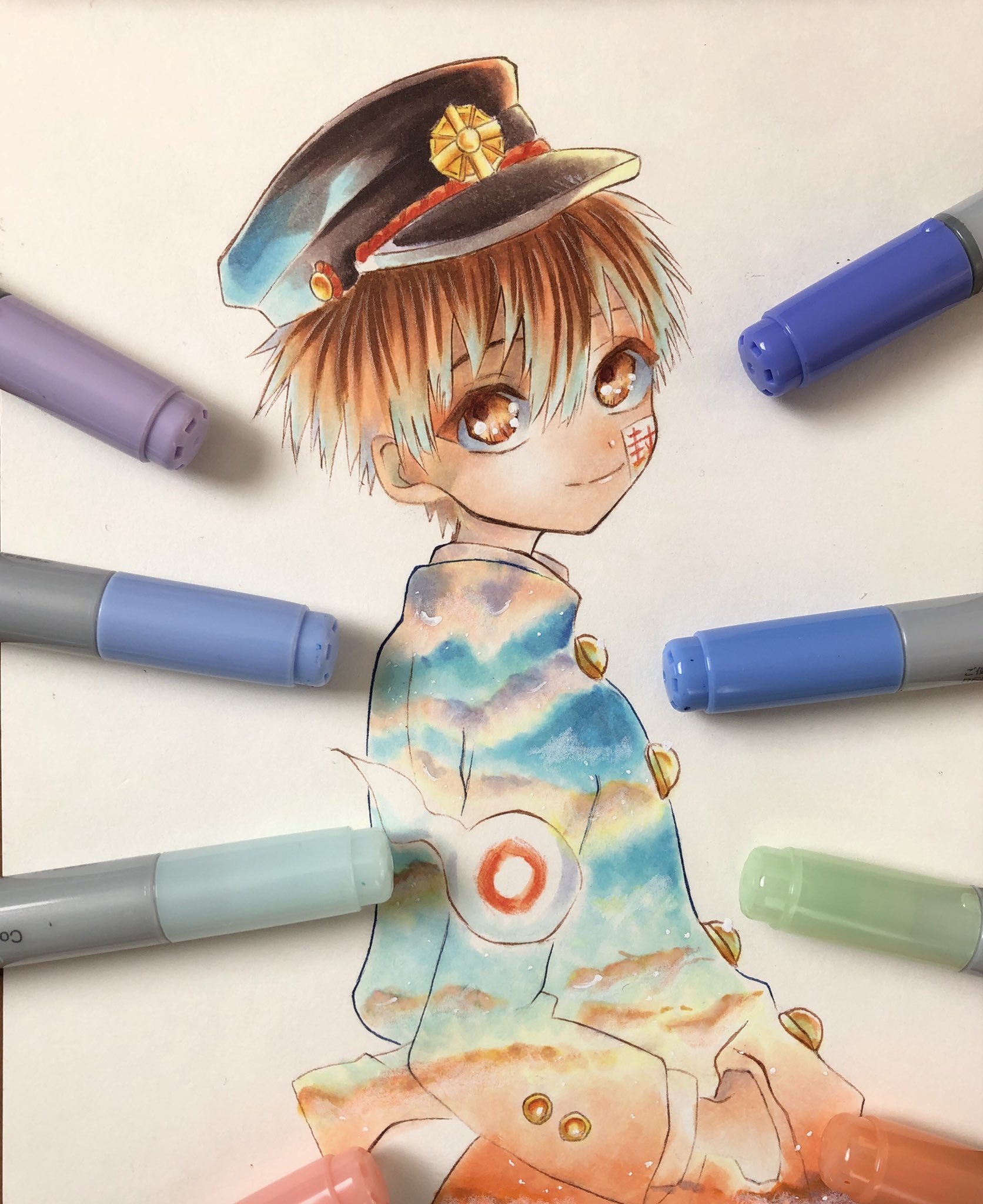 みやび 地縛少年花子くん 花子くん コピックの侵入が気になるね 地縛少年花子くん 花子くん コピック コピックイラスト 景色 T Co Gncjwhs525 Twitter