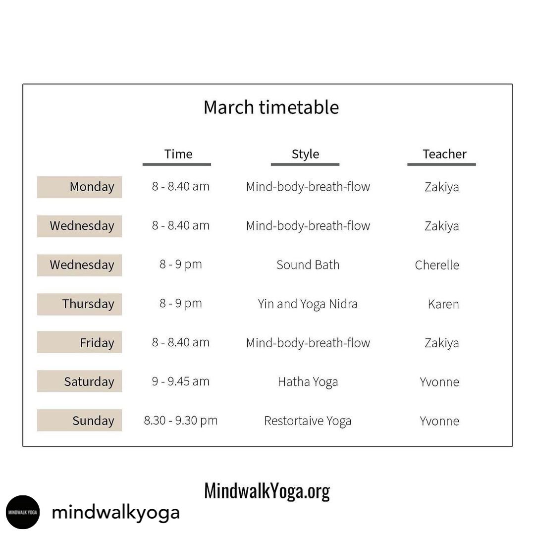 Mindwalk Yoga has partnered up with Fierce Calm to expand our virtual well-being studio timetable with all Black female practitioners. From March 1st we have 7 weekly classes open to everyone. 

Become a member from £10/month mindwalkyoga.org/classes
#BlackWomen #BlackWomenHealth