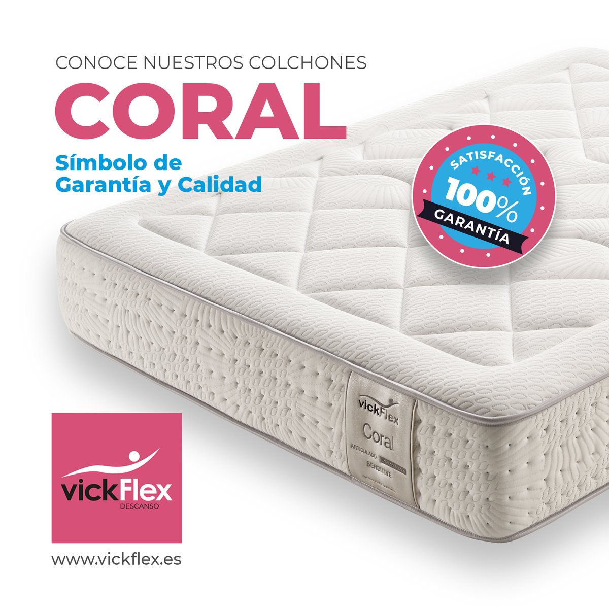 vickflex's tweet photo. Símbolo de Garantía y Calidad, en Vickflex fabricamos colchones con las más altas cotas, porque nos tomamos muy en serio tu descanso y bienestar ¿Quieres saber más? Pregunta a tu distribuidor de descanso más cercano. Más información: https://t.co/9Fizyt7BvA #vickflex #colchones https://t.co/IrOXZ8ln5p