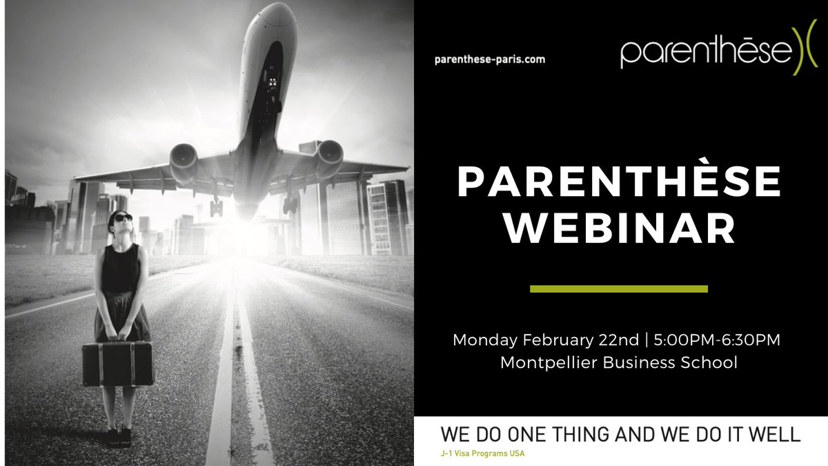 parentheseparis's tweet photo. 📌 🎤 Don’t miss our #webinar at @Montpellier_BS on Monday February 22nd at 5:00PM ! 🇺🇸 https://t.co/rT5vQgwYd4