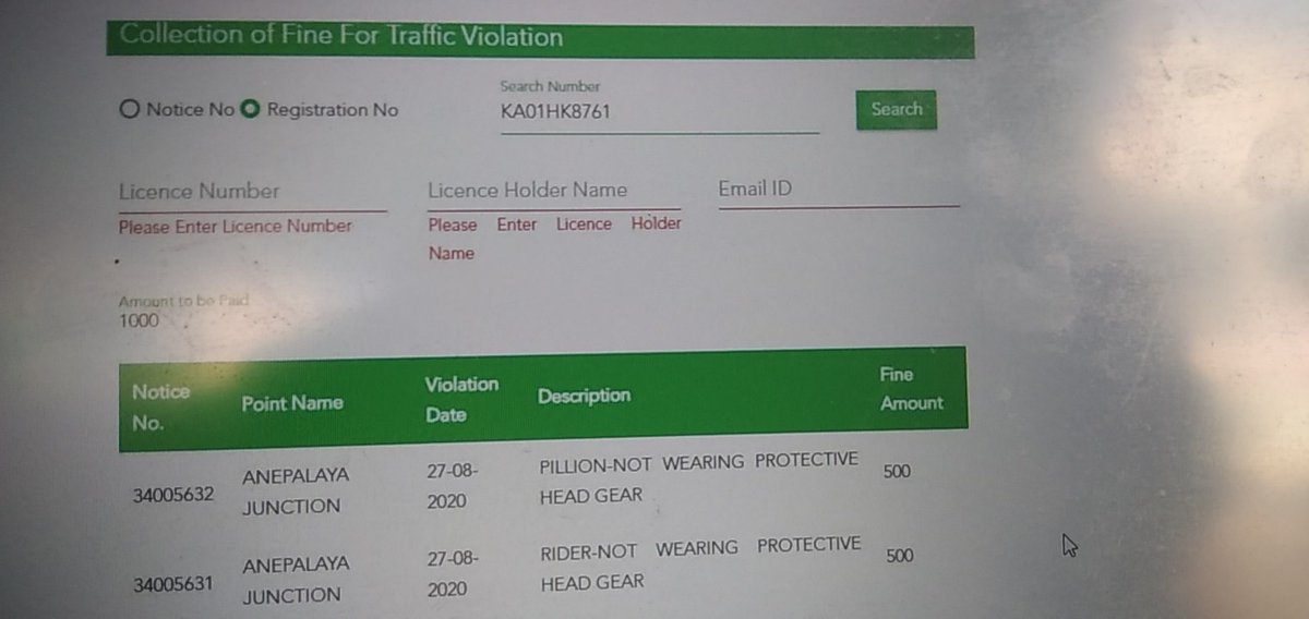 divakarragam's tweet photo. @blrcitytraffic Dear team,  could you please provide me the violation proof for my violation notice. https://t.co/r4jLC7WNKw