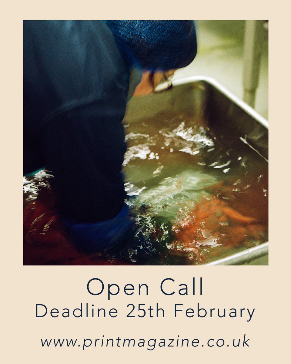 Guys! You have less than 1 WEEK left!! 
Open Call - Theme Open
Deadline 25th February 

Head to our website for all the information 
printmagazine.co.uk