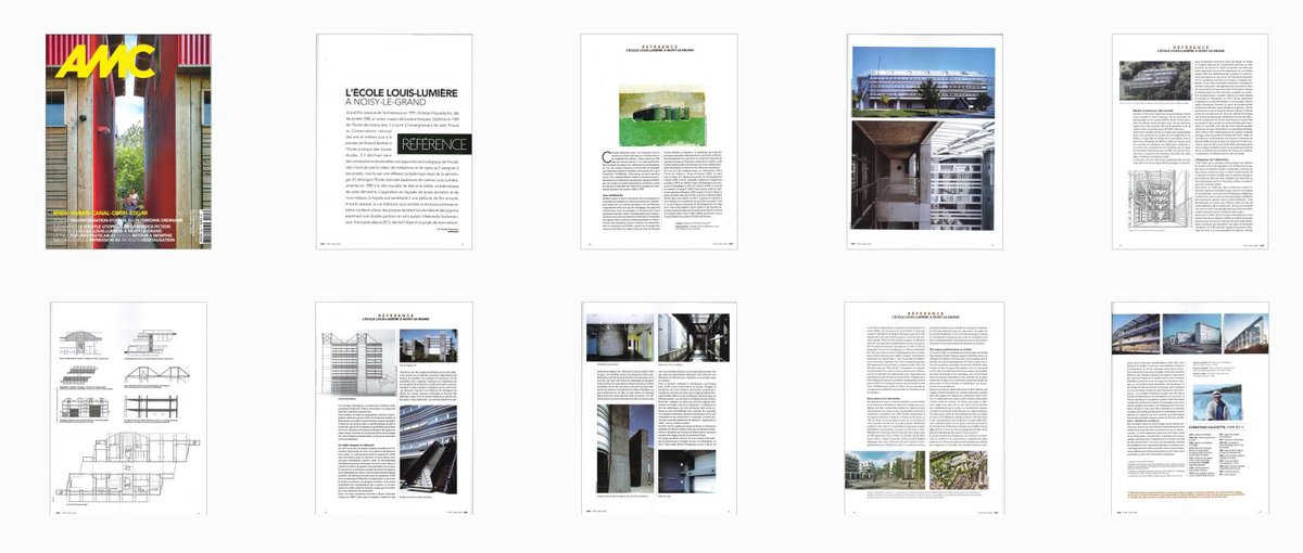 batiserf's tweet image. Mise en lumière d'une belle collaboration réalisée il y a 33 ans entre Christian #HAUVETTE et #Batiserf sur le projet de l’École Nationale Louis Lumière à Noisy-le-Grand livré en 1988 qui fait l'objet d'une reconversion. A lire dans #AMC n°293 Février 2021 p.57-65