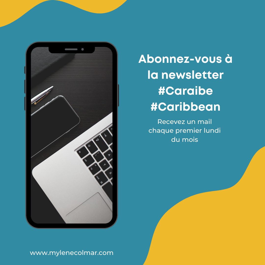 J’enverrai la prochaine newsletter le 1er mars. Abonnez-vous sur mylenecolmar.com. #actus #caraibe #caribbean