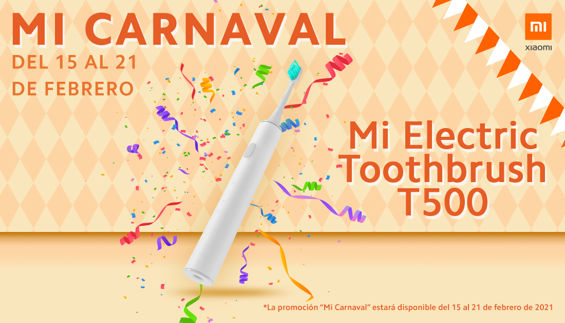 MiStoreSpain's tweet photo. Luce una sonrisa deslumbrante en las fotos de Carnaval con #MiElectricToothbrush 🎉 https://t.co/kY2Tm6Xh7P