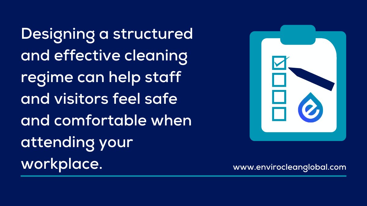 Enviroclean9's tweet photo. By designing a clear cleaning regime, businesses can help staff feel comfortable in their roles when we get the chance to return fully to work. @BritishCleaning's guide to cleaning terms has excellent cleaning and hygiene information to help - link below.

https://t.co/G52LRpIyAr https://t.co/HsoVFydzrQ