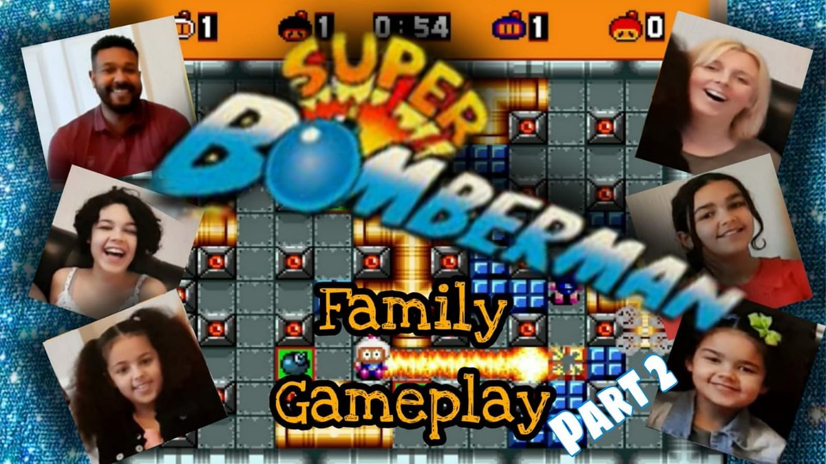 TheSmileySmith1's tweet photo. 🎉 It's here 🎉
Watch our (Retro) Super Bomberman Gameplay Part 2 🎉
#retrogaming #retro #familygaming #bomberman #snes #snesgames #retrogames #YouTube #youtubegaming #family #familychannel #gamplays #gamers #yt
https://t.co/eqDh8Gh8cK https://t.co/SaEu2oGuMr