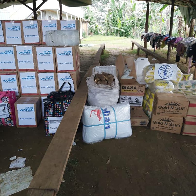 FAOinPNG's tweet photo. Today the FAO team delivered more food and non food essential items to more communities particularly the Hawa and Halongoli people in the Tagali LLG. Thank you to all supporting church agencies.

@UNinPNG 
#ECPNG
#SDAPNG
#CatholicChurchPNG https://t.co/XbOiqdPDNH