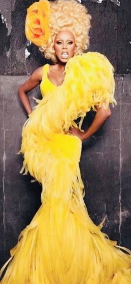 RuPaul as sea creatures.A thread.