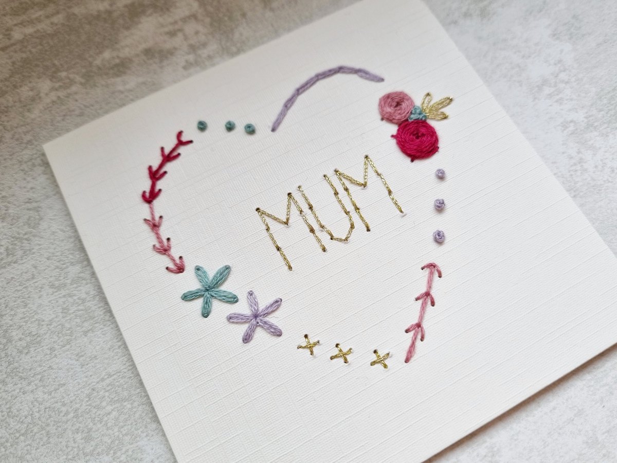 Hi <a href="/elevenseshour_/">#elevenseshour</a> I'm currently working on a new card for #MothersDay. I've revised my popular card with the letter MUM in the centre.  I will be taking some photos and adding to my shop later today. 

#elevenseshour #fridaymorning #mothersdaycard
