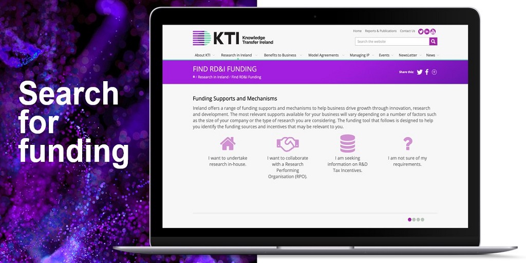 Did you know?👇

Ireland offers a range of funding supports and mechanisms to help business drive growth through innovation, research, and development.

See what supports are available for you today at bit.ly/2Ne3y49 

#KTIHelps