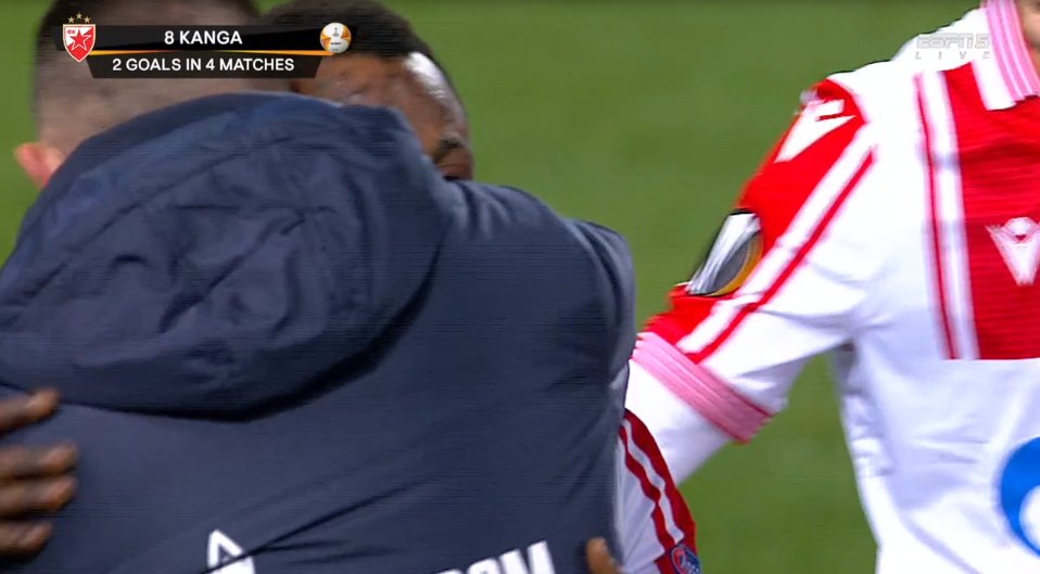 foet247Slavic's tweet photo. Milan Pavkov scored the equaliser with an added-time header in Red Star Belgrade's 2-2 draw with Milan. #UEL #CZVMIL https://t.co/ng85Ac0Hc8