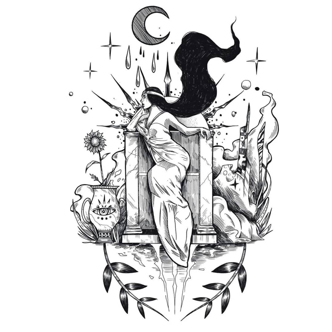 Kurotriple2's tweet photo. Bonjour tout le monde aujourd'hui je vous présente mon premier projet dessiné pour un dos, j'aimerais énormément pouvoir me lancer dans cette aventure alors n'hésitez pas à rt ça fort et à me contacter si vous voulez que ce dessin vienne habiller vôtre corps.
Bisous ❤️ https://t.co/W1IioIz67X