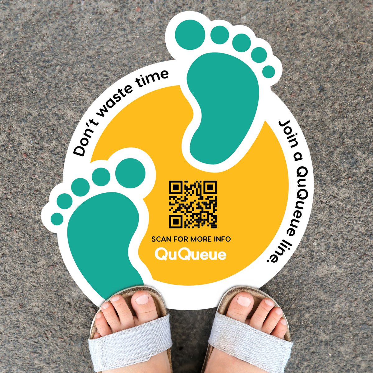 qu_queue's tweet image. Check this out...Our brand new QQ floor stickers. 
👉NOW AVAILABLE: get in touch if these would make social distancing simpler for your business. 

#floorstickersocialdistancing #floorstickers 
#covid_19 #socialdistancing #lockdown #virtualqueue #virtuallife #virtuallylondon