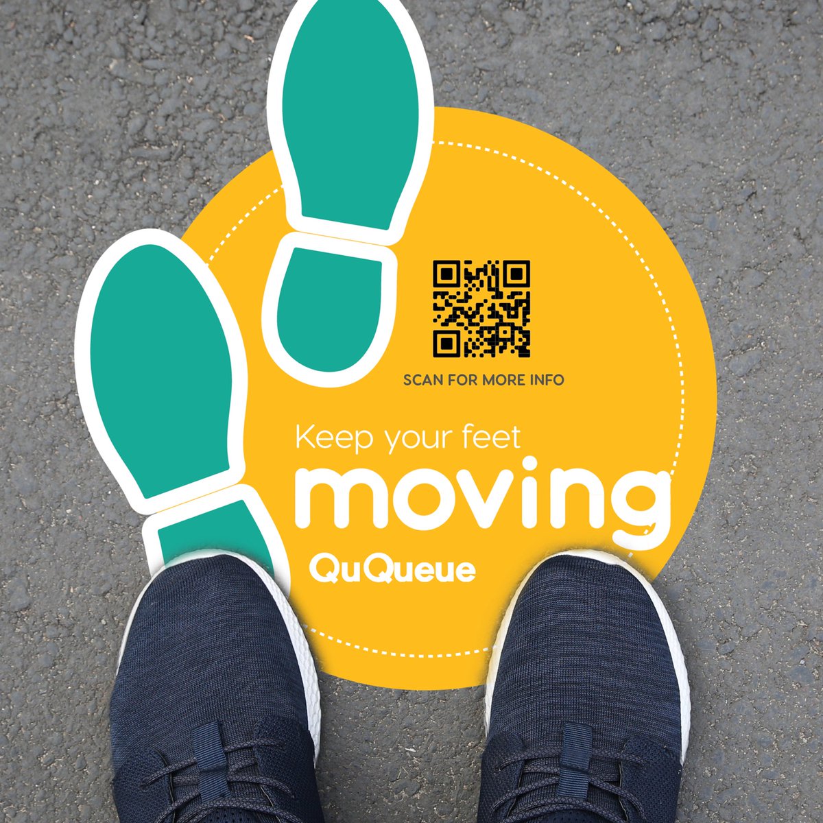 qu_queue's tweet image. Check this out...Our brand new QQ floor stickers. 
👉NOW AVAILABLE: get in touch if these would make social distancing simpler for your business. 

#floorstickersocialdistancing #floorstickers 
#covid_19 #socialdistancing #lockdown #virtualqueue #virtuallife #virtuallylondon