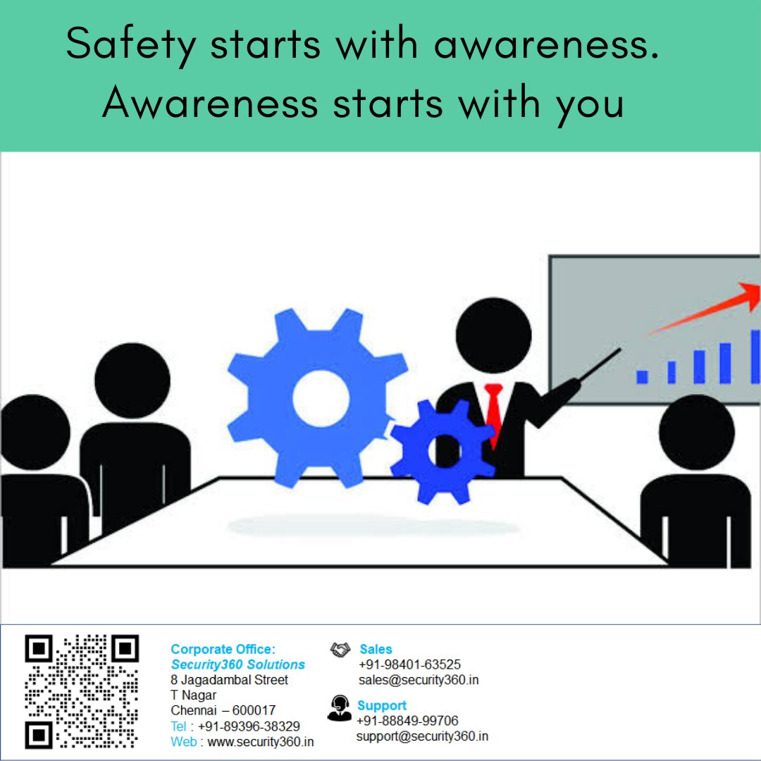 security_360's tweet photo. Safety Starts With Awareness Awareness Starts With You #safety #safetyfirst #awareness #you #Security360Solutions #hikvison #Security360 https://t.co/nIxDOHljdp