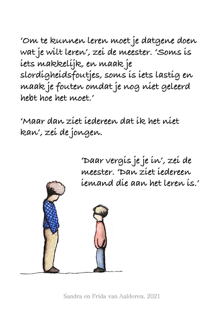 Wat een fijn boek! De Jongen, de mol, de vos en het paard (van C. Mackesy). Frida en ik raakte direct geïnspireerd....heerlijk.
#Onderwijs #leren #mindsetmatters