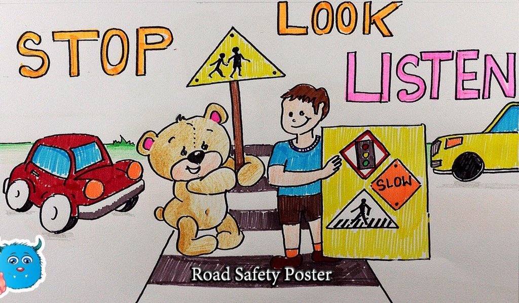 Swinton school competition creates road safety signs for grown-ups