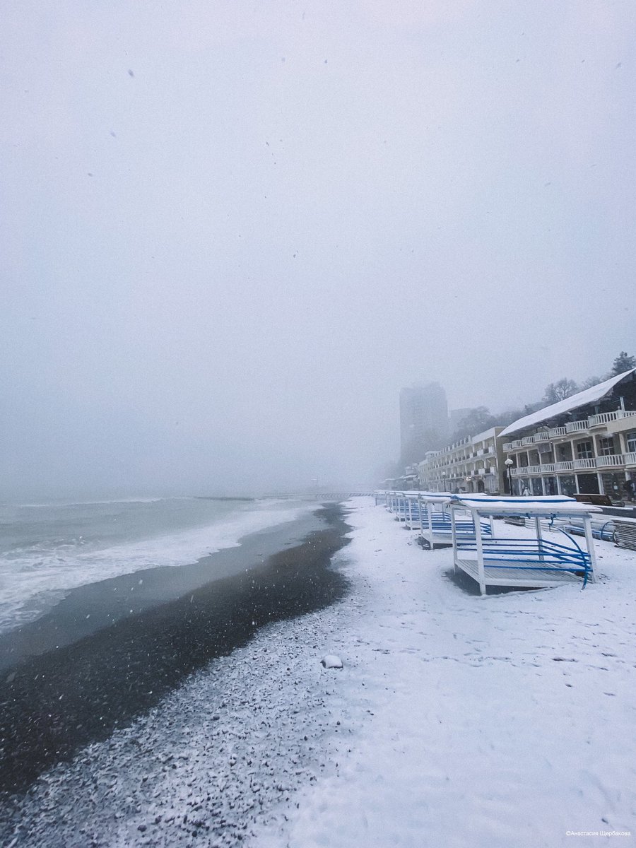 midsochi's tweet image. Зима пришла и на юг❄️
Снегопад в предгорной и горной зонах Сочи продолжается третьи сутки. На курорте сохраняется штормовое предупреждение. #photomir #sochi #winter #diplophoto