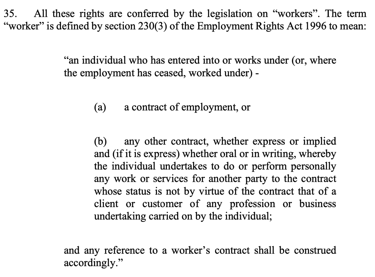 So who, then, is a worker? Here is the much-litigated statutory definition