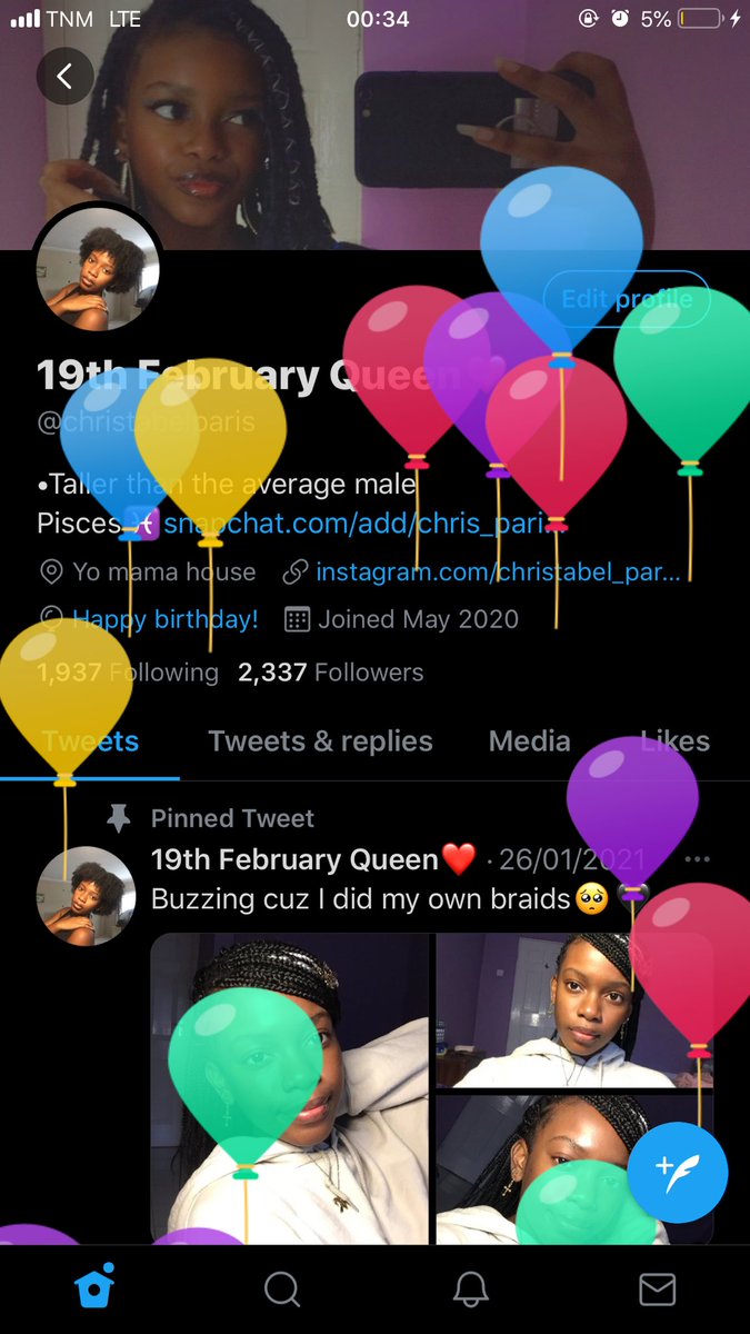 christabelparis's tweet photo. Got my balloons🥰🤩Happy Birthday to me!! https://t.co/t9uMKzNs1G