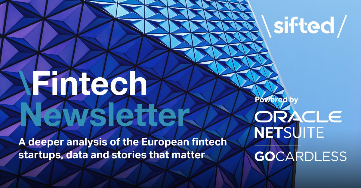 Siftedeu's tweet photo. Enjoying Sifted’s coverage of the fintech #startups to watch? 👀 

For more smart takes on #Europeanfintech, sign up to our Tuesday newsletter from @i_woodford and @RyanJamesWeeks.

👉 https://t.co/pVG7jxxd2u

Sponsored by @NetSuite and @GoCardless #Fintech #Europe #Banking https://t.co/GOhcJwA4Ol