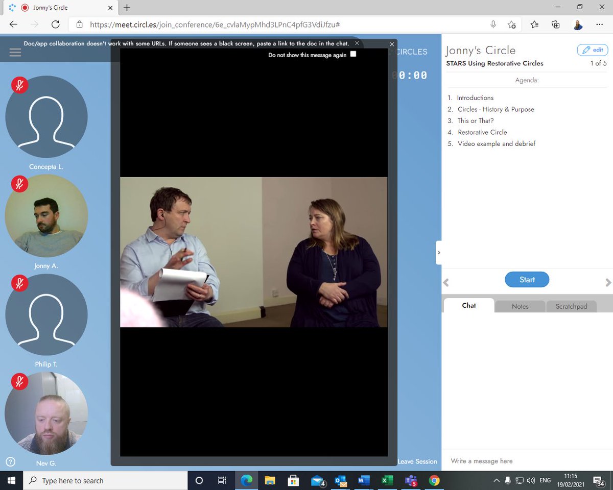 Alternatives_RJ's tweet photo. Good morning with STARS exploring the use of restorative circles with participants from across the sites #STARSRJ #STARSRP @CRJIcentral @ExecOfficeNI @cooperationirl @endingtheharm https://t.co/FLCadKgkFm