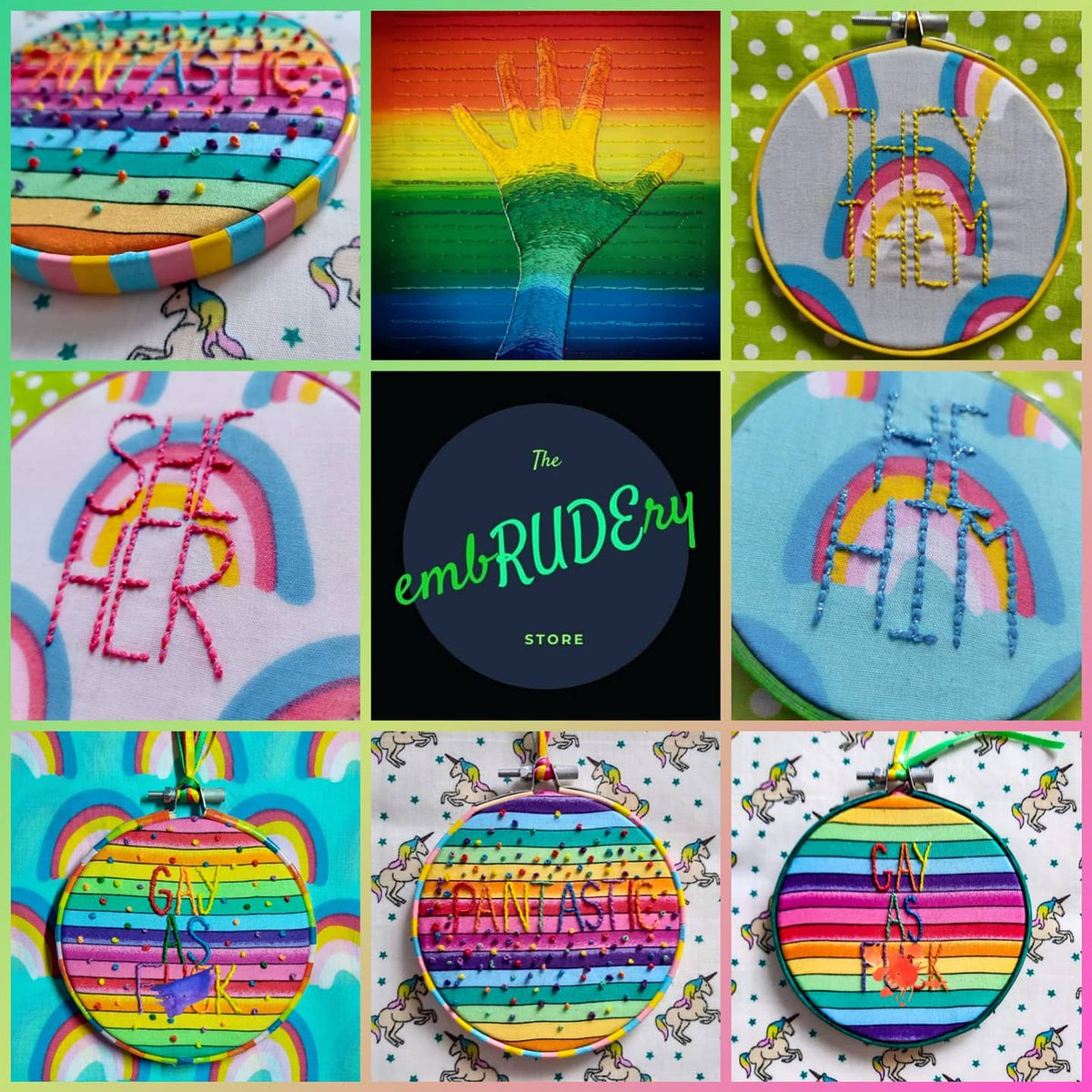 sBookyGhoul's tweet photo. All of these pieces are awaiting their forever homes on my website 💚

https://t.co/VG6NN6Fgjo

Just DAYS until the next update which will include PDF patterns for instant download 😃🤘🏼

#fridaymorning #handmade #artistsontwitter #horror #justacard #artwork #artshare #LGBTQIA2021 https://t.co/hrXjNHWZqs