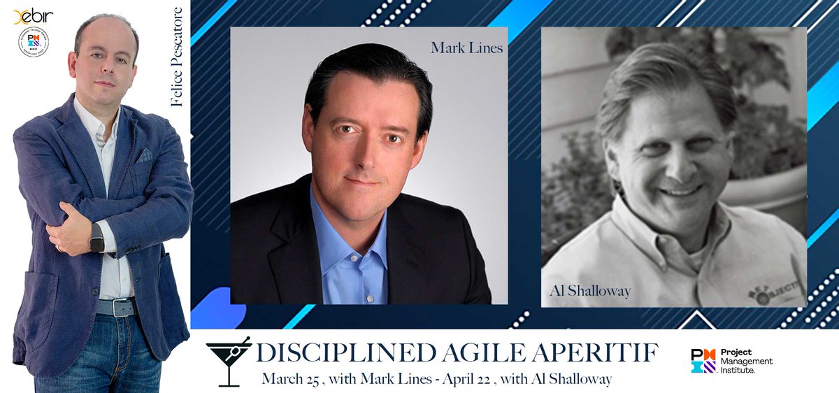 felicepescatore's tweet photo. Siamo orgogliosi di annunciare gli ospiti dei prossimi Disciplined Agile Aperitif:
@Mark_Lines , il 25 marzo 2021
@alshalloway , il 22 aprile 2021

Presto i dettagli per le iscrizioni!

@Disc_Agile @pmiagile @xxebir https://t.co/D7l0wi4mRD