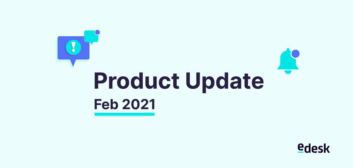 We've been working hard on making our #eCommerce helpdesk and feedback platform even better. Check out what's new including an updated Mailbox and Etsy integration and what's next in our first product update of 2021 blog.edesk.com/resources/edes…